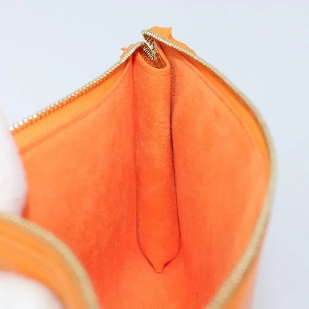 Louis Vuitton Epi Pochette Accessoires Pouch Orange Mandarin